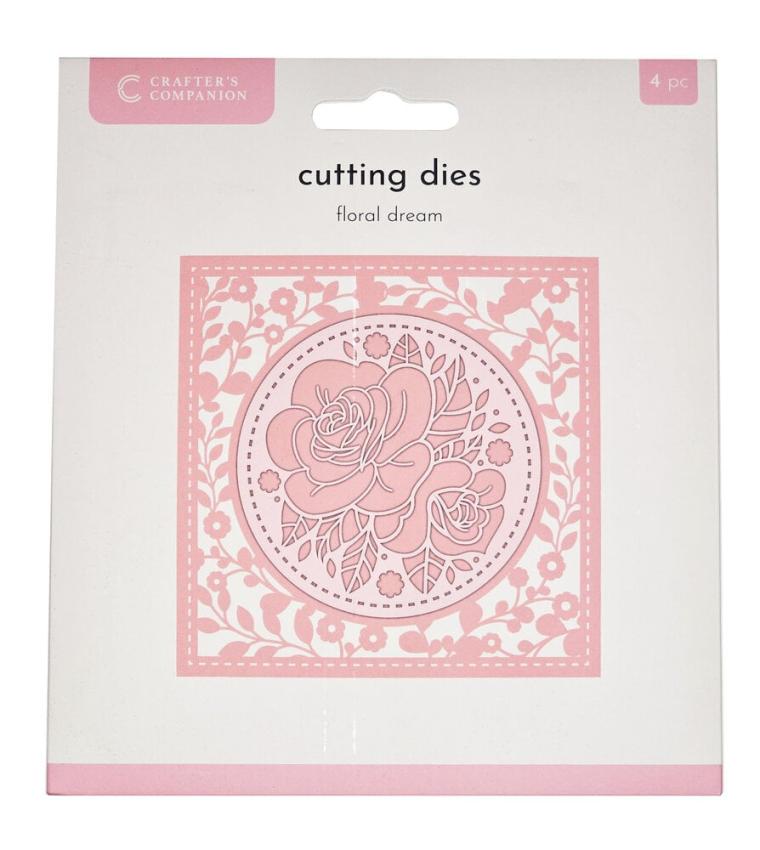 Crafters Companion - Stanzschablone "Create-a-Card Floral Dream" Dies