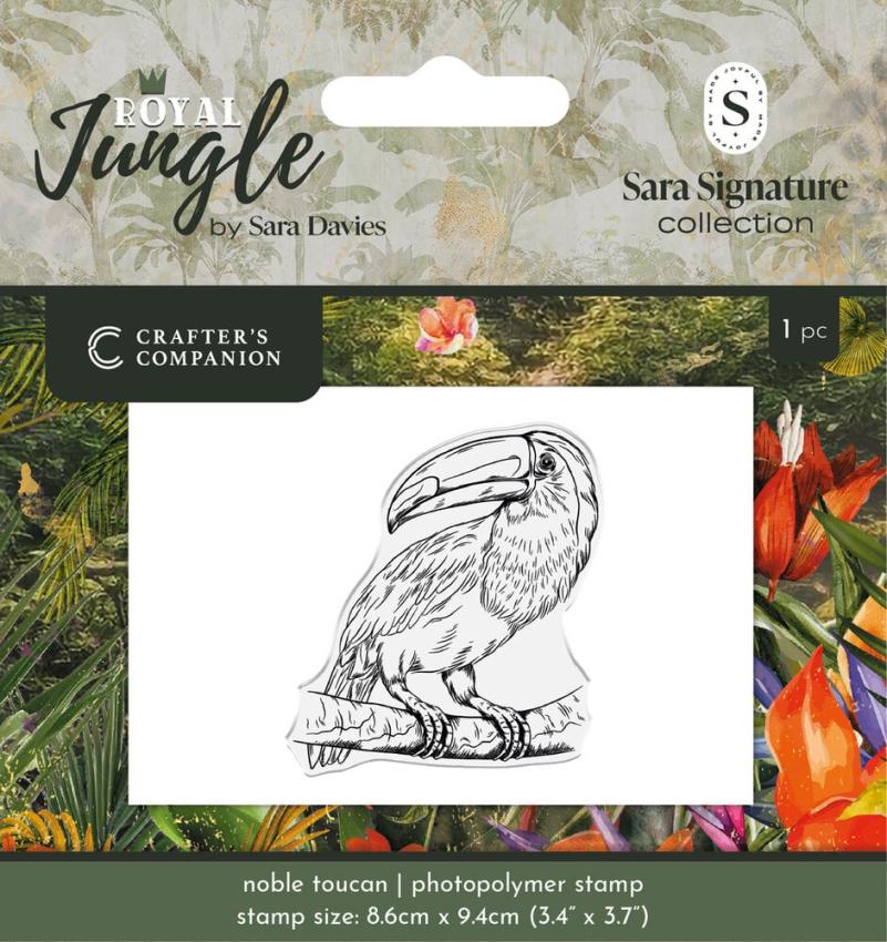 Crafters Companion - Stempel "Noble Toucan" Clear Stamps