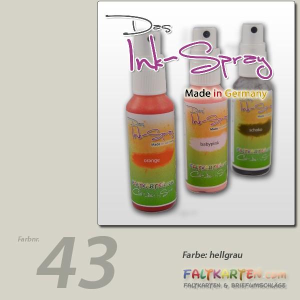 Das Ink-Spray auf Wasserbasis 50 ml in hellgrau