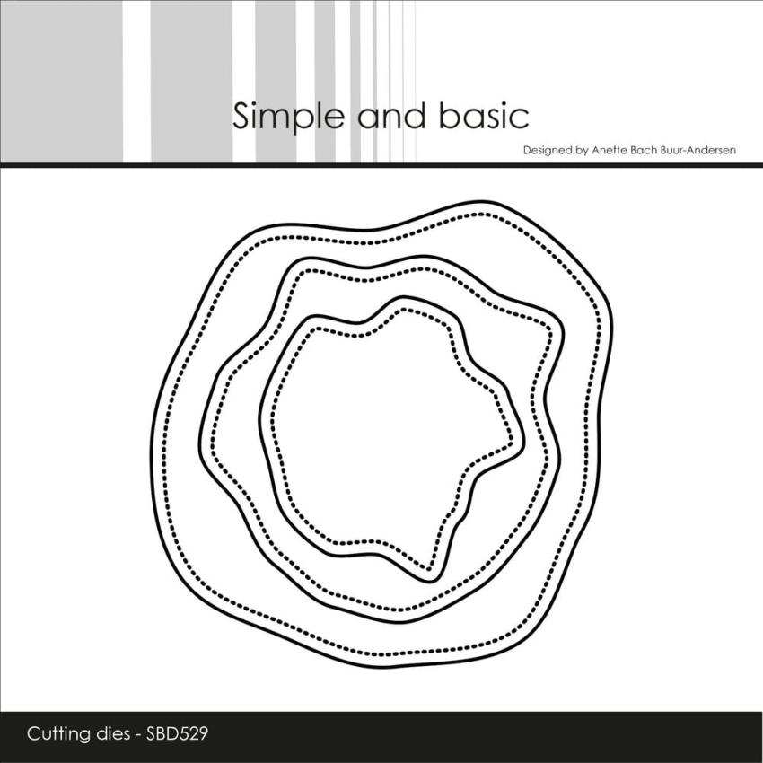 Simple and Basic - Stanzschablone "Simple Colour Splashes" Dies