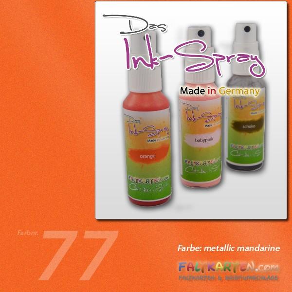 Das Ink-Spray auf Wasserbasis 50 ml in metallic mandarine