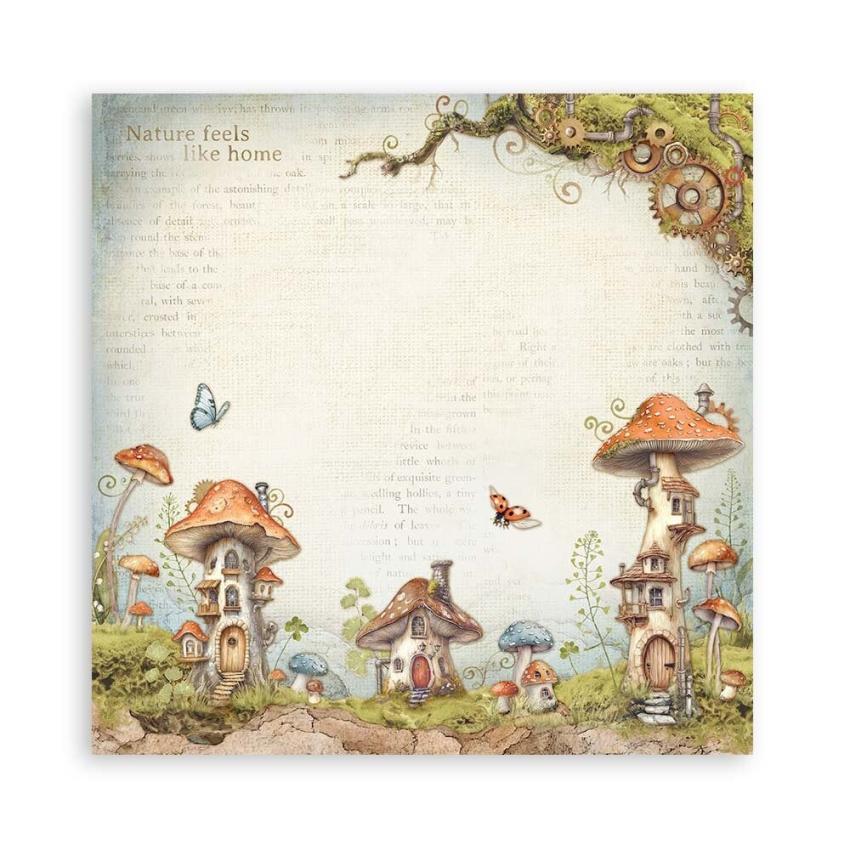 Stamperia - Designpapier "Hidden Grove" Maxi Paper Pack 12x12 Inch - 22 Bogen