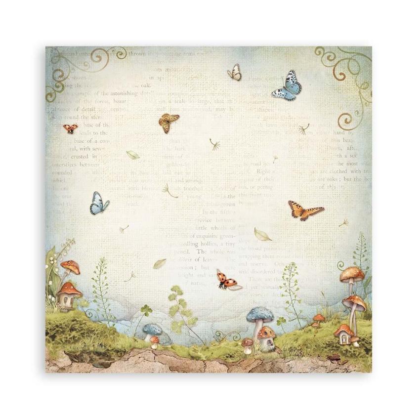 Stamperia - Designpapier "Hidden Grove" Maxi Paper Pack 12x12 Inch - 22 Bogen