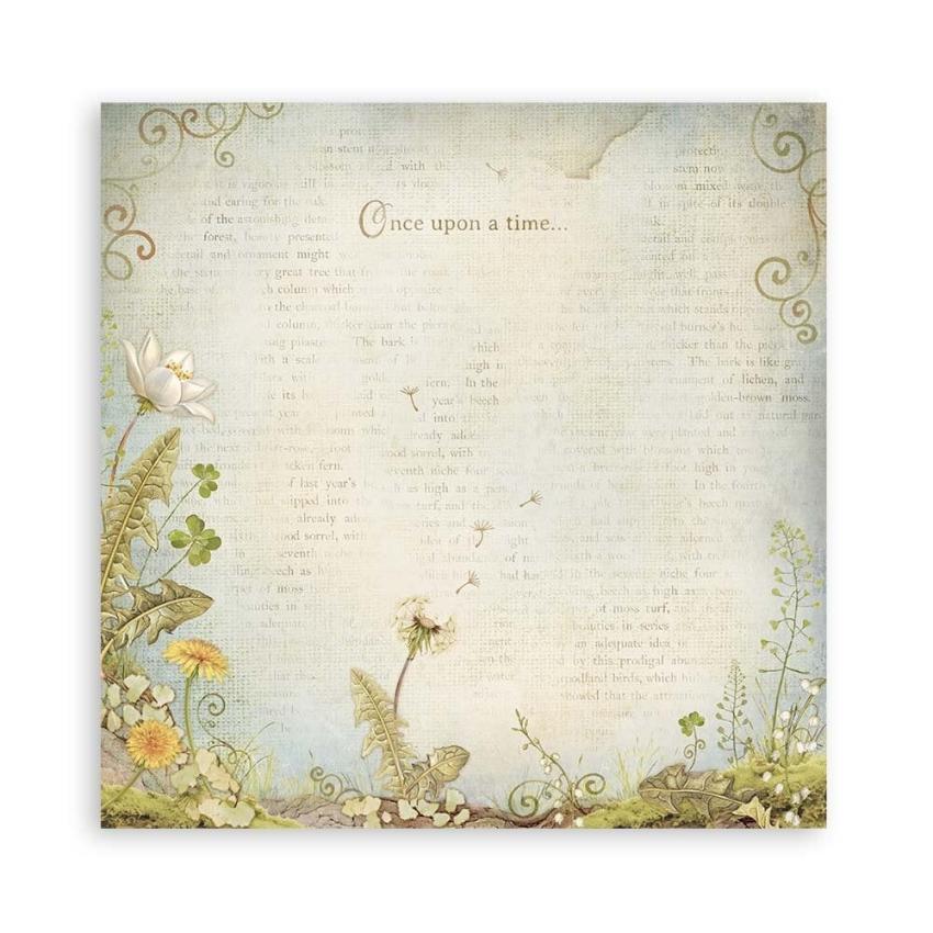 Stamperia - Designpapier "Hidden Grove" Maxi Paper Pack 8x8 Inch - 22 Bogen