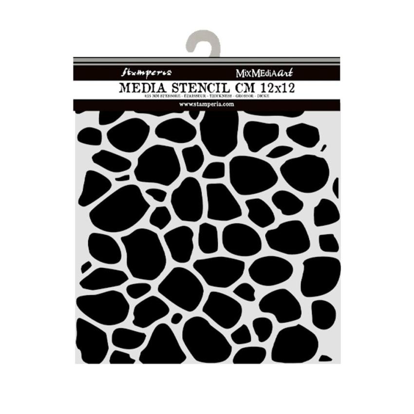 Stamperia - Schablone 12x12cm "Stone Pattern" Stencil