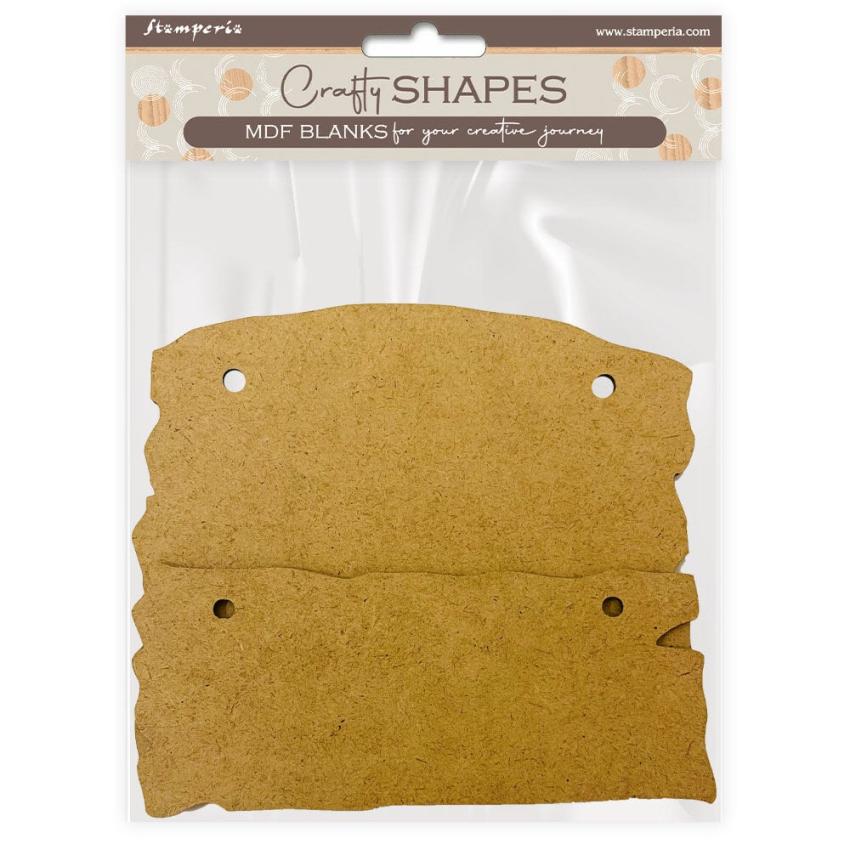 Stamperia - Holzteile "Hidden Grove Plates" MDF Crafty Shapes Blanks