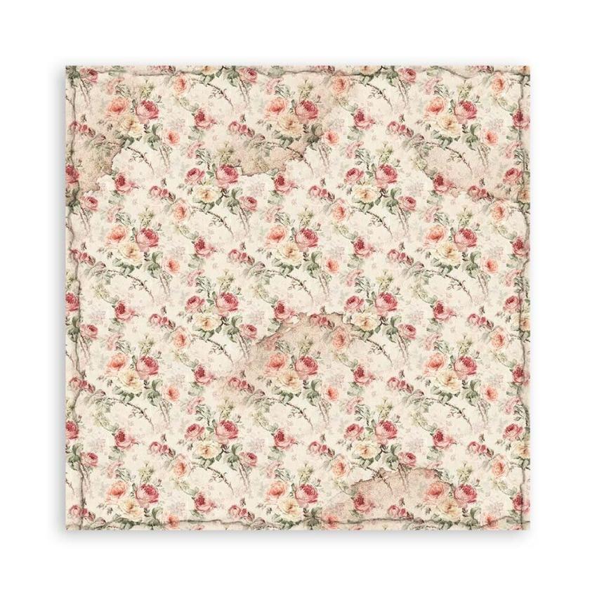 Stamperia - Designpapier "House of Roses" Maxi Paper Pack 12x12 Inch - 22 Bogen