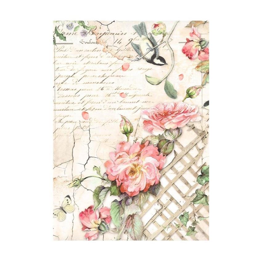 Stamperia - Decopatch Papier "Backgrounds" Decoupage A6 - 8 Bogen  