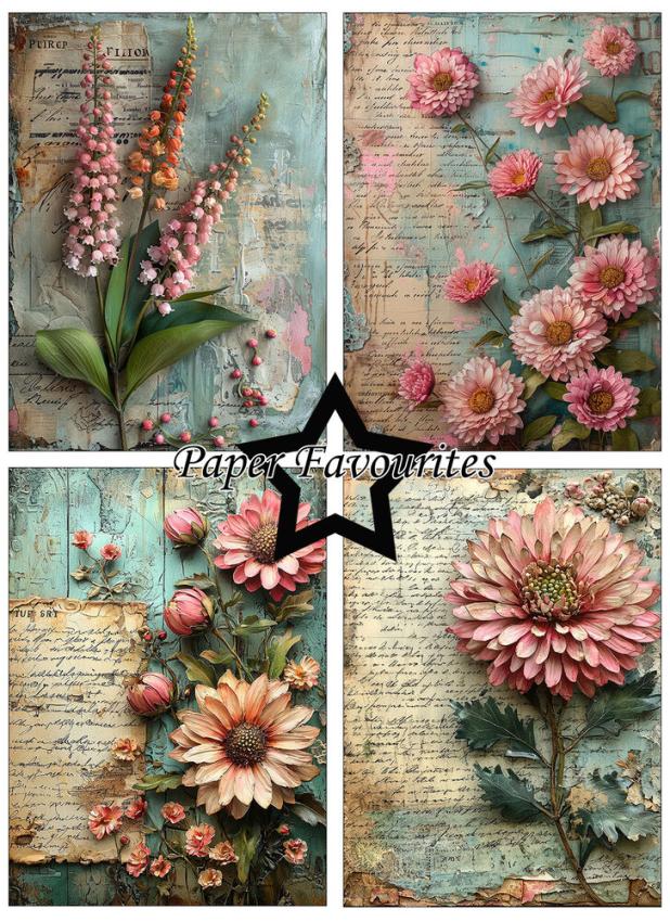 Paper Favourites - Designpapier "Flower Journal" Paper Pack A6 - 24 Bogen