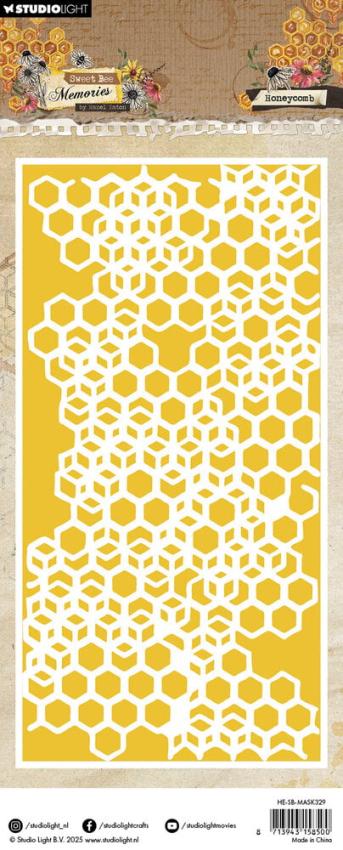 Studio Light - Schablone "Honeycomb" Stencil  