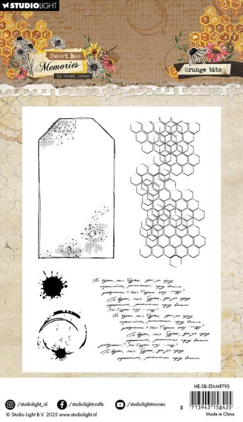 Studio Light - Stempelset "Grunge Bits" Clear Stamps