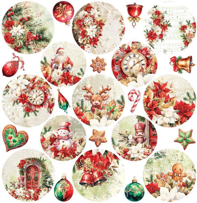 Craft OClock - Designpapier "Christmas Everywhere" Paper Pack 12x12 Inch - 6 Bogen