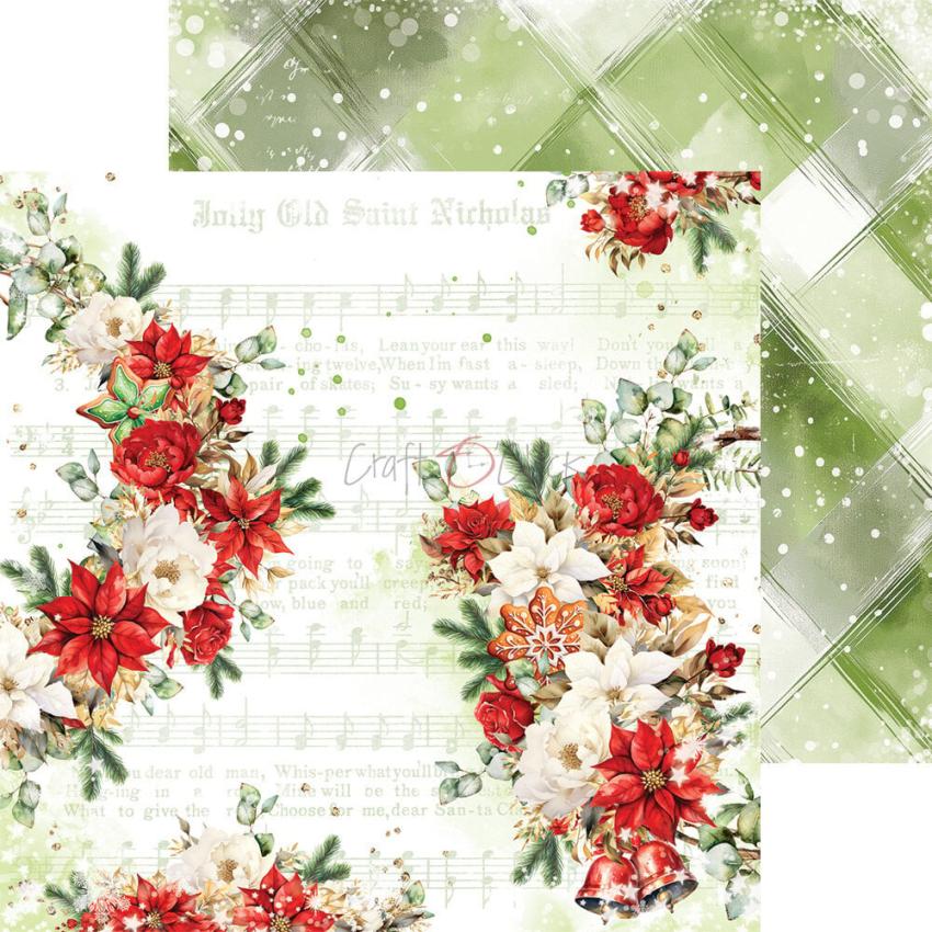 Craft OClock - Designpapier "Christmas Everywhere" Paper Pack 8x8 Inch - 24 Bogen