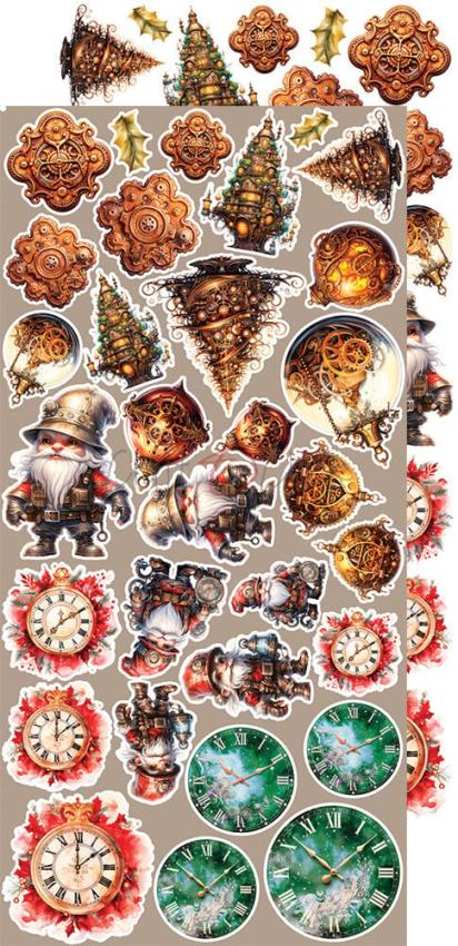 Craft OClock - Ausschneidebogen "Christmas Everywhere" Extra Set Christmas - 18 Bogen