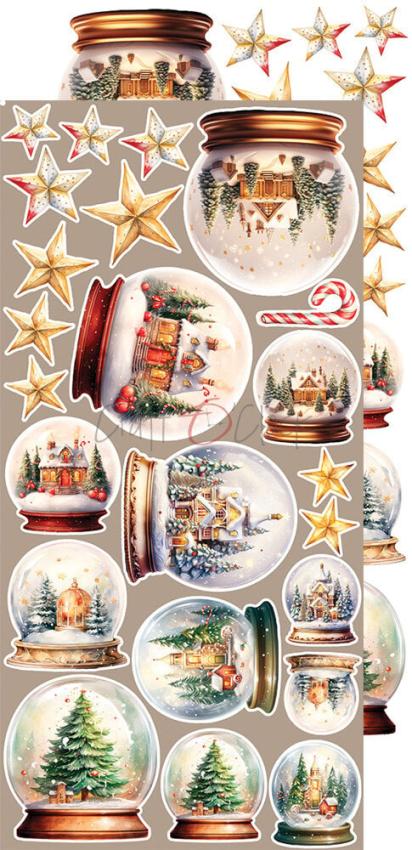 Craft OClock - Ausschneidebogen "Christmas Everywhere" Extra Set Christmas - 18 Bogen