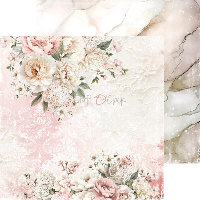 Craft OClock - Designpapier "Rose Emotions" Paper Pack 8x8 Inch - 24 Bogen