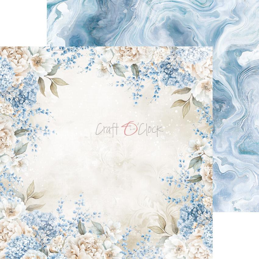 Craft OClock - Designpapier "Something Blue" Paper Pack 8x8 Inch - 24 Bogen