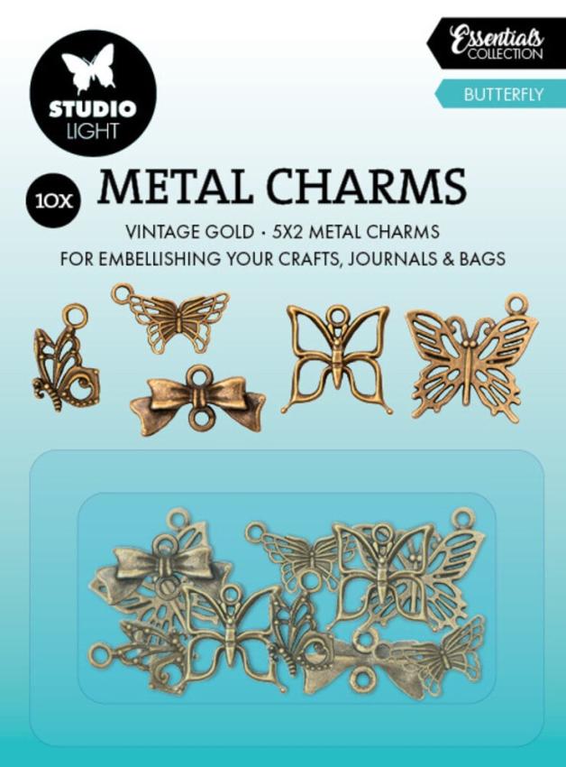 Studio Light - Metallanhänger "Butterfly" Metal Charms 