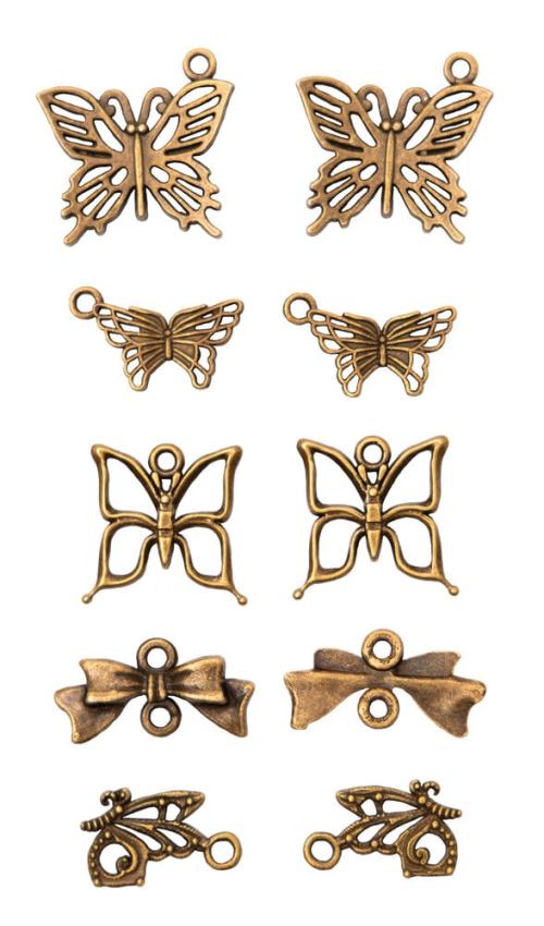 Studio Light - Metallanhänger "Butterfly" Metal Charms 