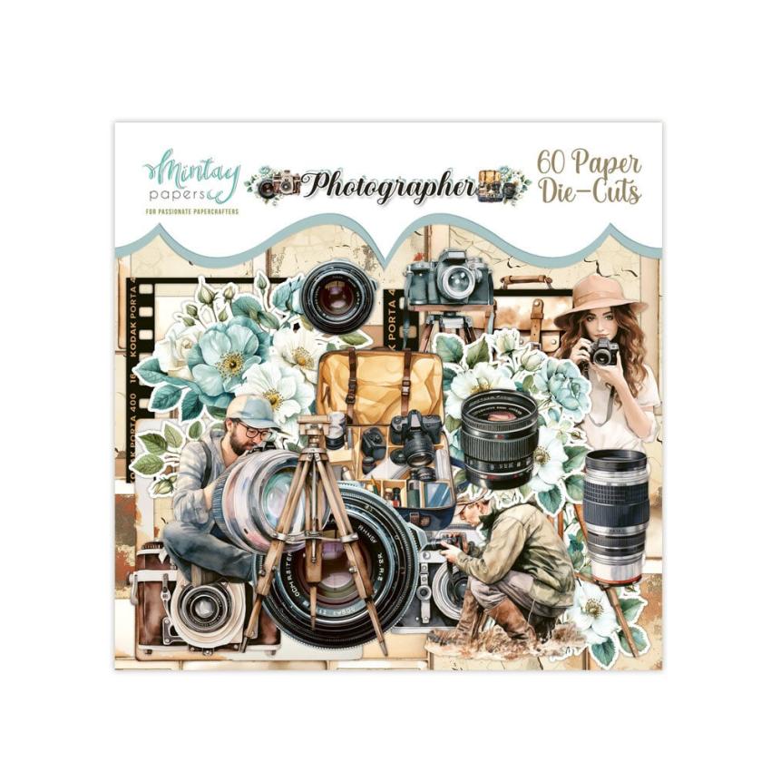 Mintay Papers - Stanzteile "Photographer" Die Cuts