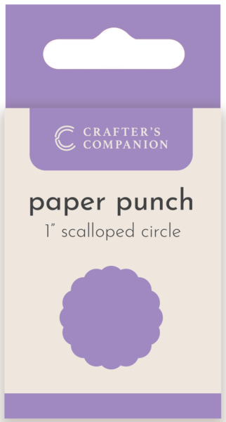 Crafters Companion - Handstanzer "Scalloped Circle" Punch