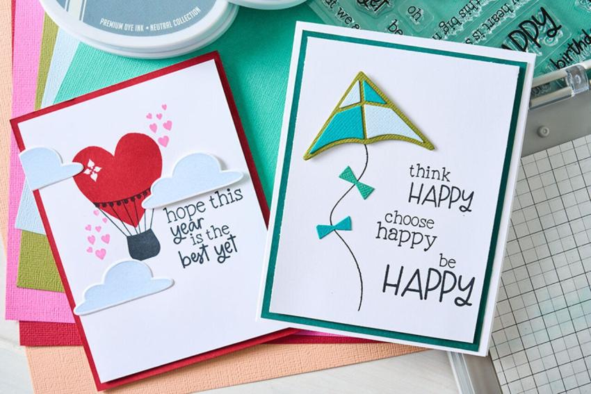 Sizzix - Stempelset "Happy Everything Sentiment" Clear Stamps Design by Catherine Pooler