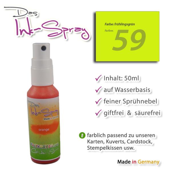 Das Ink-Spray auf Wasserbasis 50 ml in frühlingsgrün