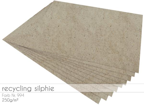 Scrapbooking-/ Bastelpapier 200g/m² DIN A3 in recycling silphie