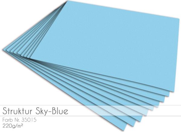 Cardstock Struktur  Sky Blue