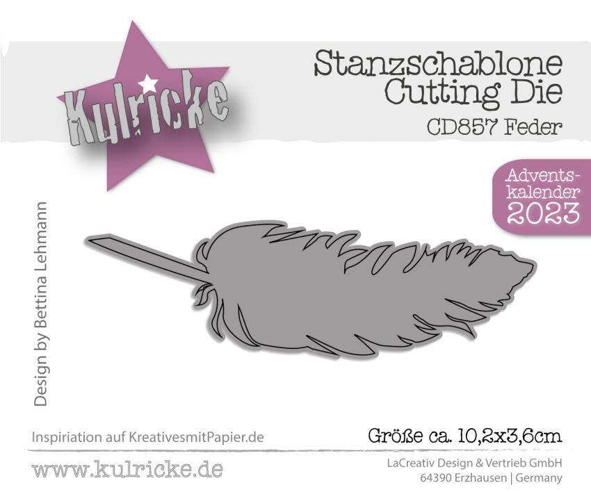 Kulricke Stanzschablone "Feder" Craft Die 