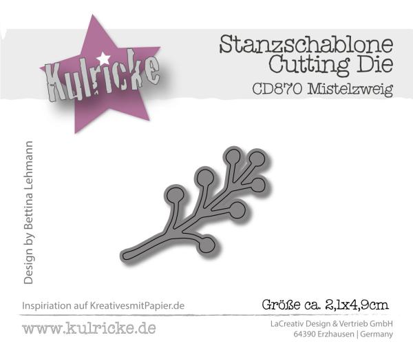 Kulricke Stanzschablone "Mistelzweig" Craft Die 