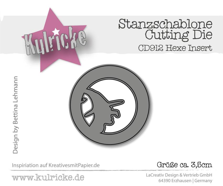 Kulricke Stanzschablone "Hexe Insert" Craft Die 