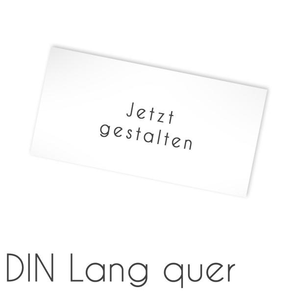 Einlegekarte DIN Lang quer