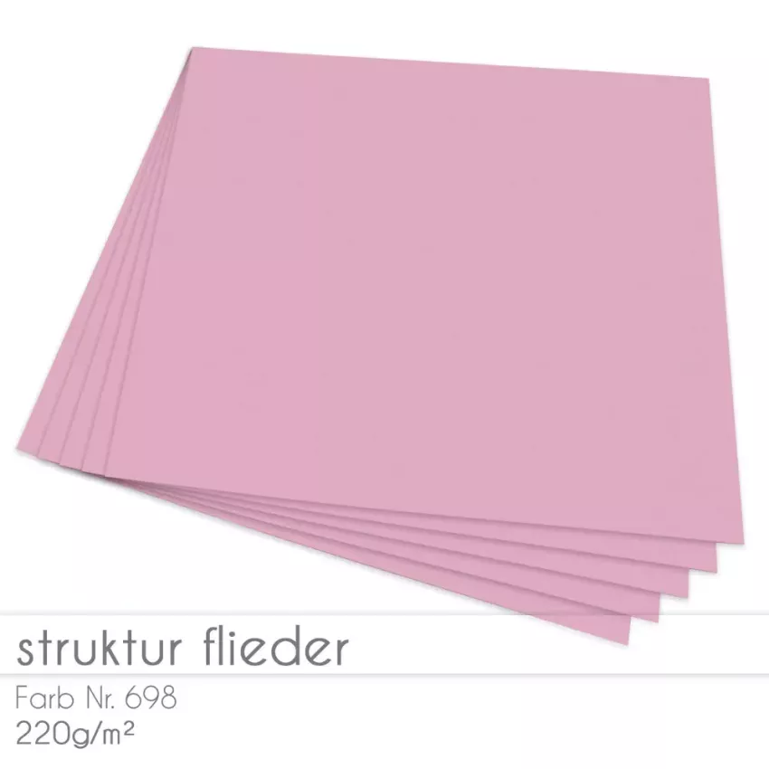 Cardstock "Struktur" 12"x12"  220g/m² (30,5 x 30,5cm) in struktur flieder