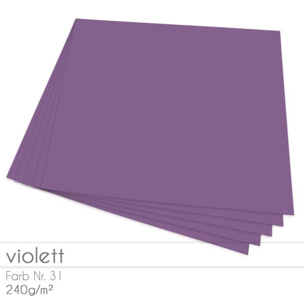 Cardstock "Premium" 12"x12"  240g/m² (30,5 x 30,5cm) in violett