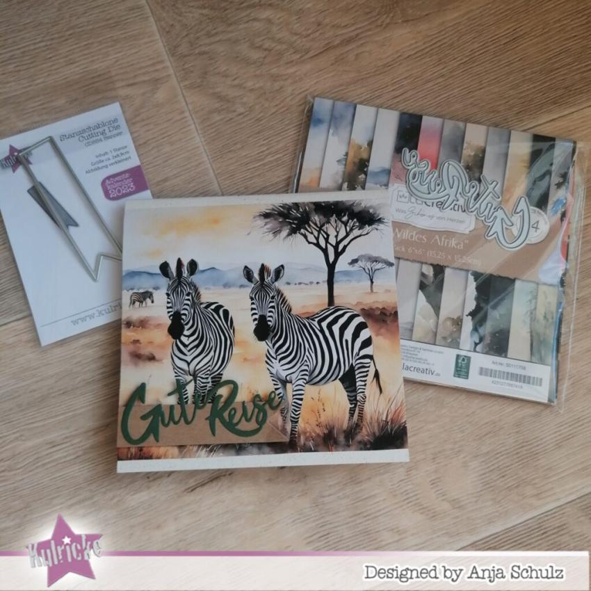 LaCreativ - Designpapier "Wildes Afrika" Paper Pack 6x6" - 24 Bogen