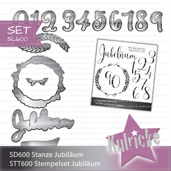 Kulricke SET "Jubiläum" Stempel & StanzenCraft Die | Stanze