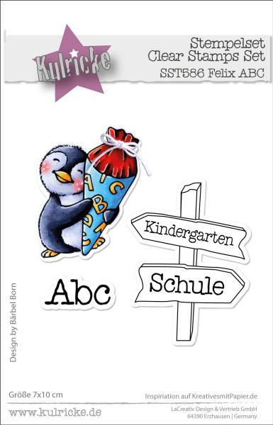 Kulricke Stempelset "ABC Felix" Clear Stamp Motiv-Stempel