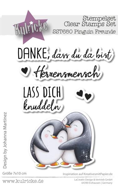 Kulricke Stempelset "Pinguin Freunde" Clear Stamp