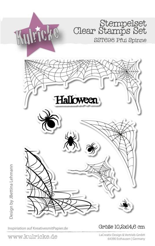 Kulricke Stempel "Pfui Spinne" Clear Stamp