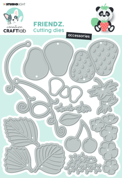 Creative Craft Lab - Studio Light - Dies -  Accessoires Strawberries  - Stanze 