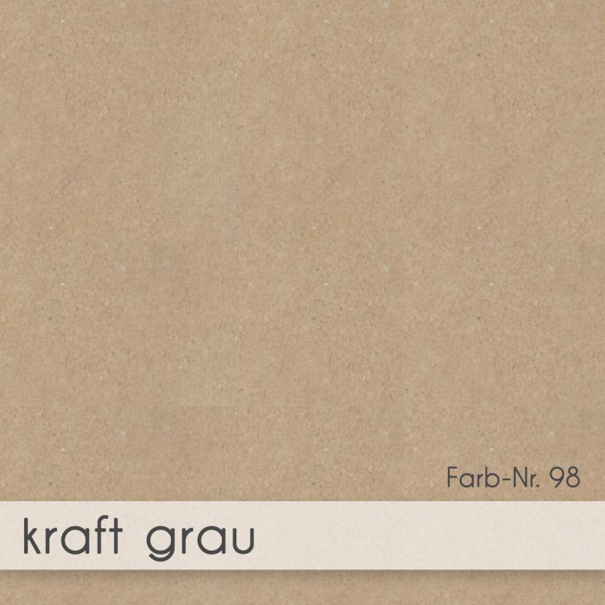 Faltkarte DIN Lang mit Briefumschlag in kraft grau