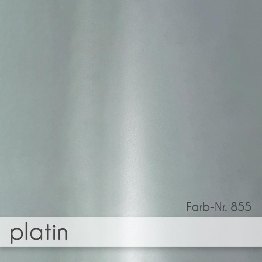 Faltkarte DIN Lang mit Briefumschlag in metallic platin