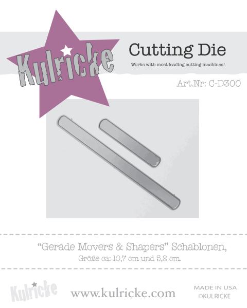 Kulricke Stanzschablone "Slide on Shapers & Movers" Craft Die | Stanze