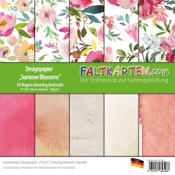 Designpapier Florasl Elegant 12x12