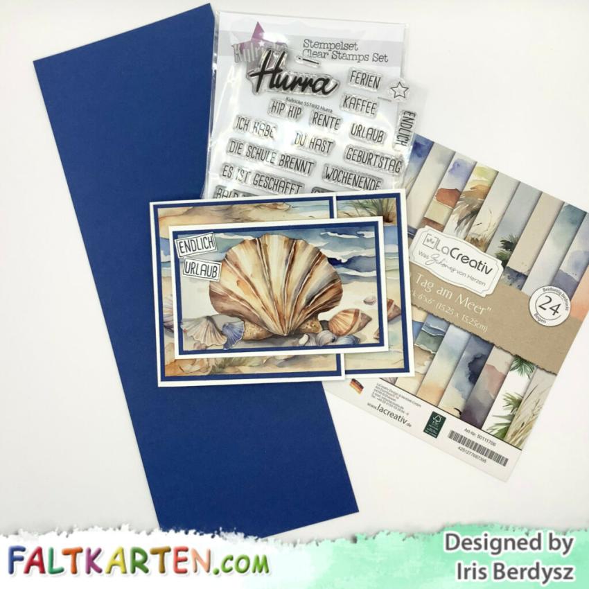 LaCreativ - Designpapier "Ein Tag am Meer" Paper Pack 6x6" - 24 Bogen