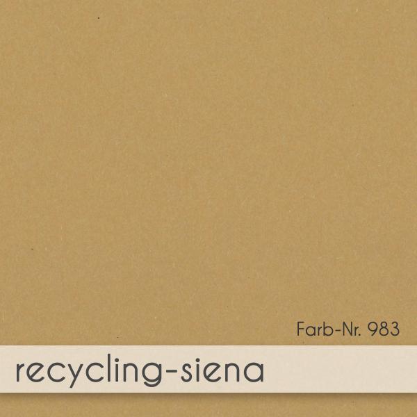 Tonkarton - Tonpapier DIN A4 120g/m² - 25 Bogen in recycling siena