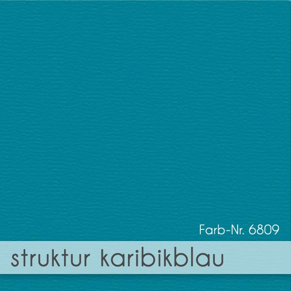 Karte - Einlegekarte DIN A5 210g/m² in struktur karibikblau